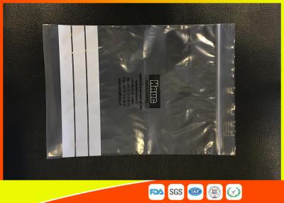 China Customized Polyethylene Industrial Ziplock Bags , PE Zip Bags With Great Clarity for sale