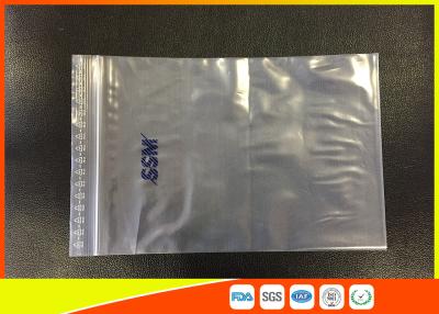 China Sacos de plástico claros Resealable do fechamento do fecho de correr do PE do OEM e bordo superior com Eco - Mark à venda