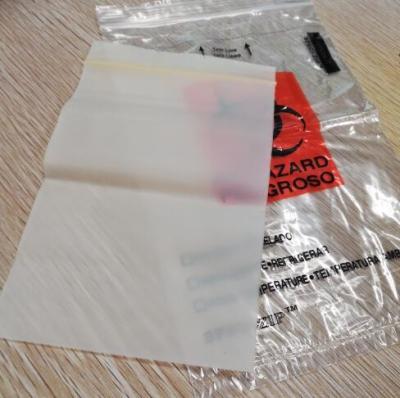 China Reciclável Compostable personaliza o saco do Biohazard/o saco espécime da proteção à venda