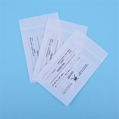China LDPE Plastic Ziplock Pill Bags Clear Medicine Storage Environmentally Friendly for sale