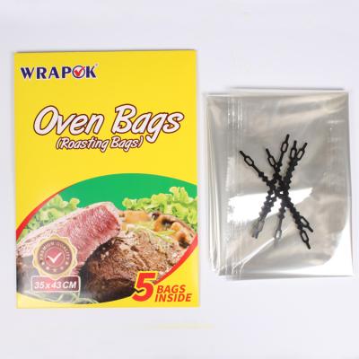 China High Temperature Resistant Plastic Oven Bags For Cooking , Oven Bag Chicken Use for sale
