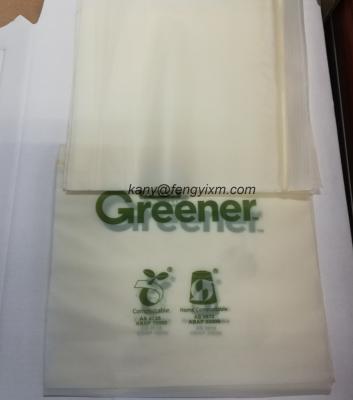 China El bio Ziplock biodegradable aceptable inútil cero empaqueta el bolso de empaquetado del estiércol vegetal hecho de la planta en venta