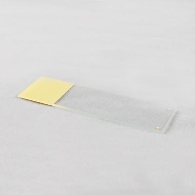 China Glass CE ISO Microscope Slides Cover Slips Lab Use Yellow Frosted Edge for sale