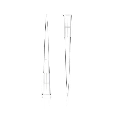 China 1000ul Universal Pipette Tips For Rainin Lab Pipettes Transparent for sale