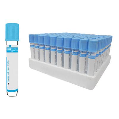 China Blue Micro Vacuum Blood Collection Tube PET CE ISO 	Blood Sample Tube for sale