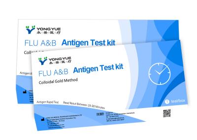 China Kit de prueba de diagnóstico de alta precisión Nariz Influenza A&Influenza B Flu en venta