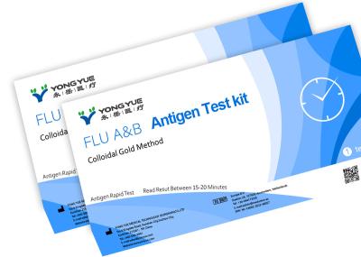 China Flu Influenza A B Rapid Test For The Qualitative Detection Of Flu In Nose for sale