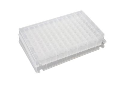 China 0.5 Ml Square Well Conical Bottom 96 Deep Well Plate Medical Grade Polypropylene for sale