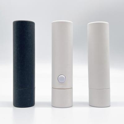 China Custom Lip Balm Stick Vape Pen Paper Tube Recyclable For CBD THC Carts for sale