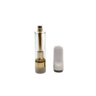 China 0.8g Empty Glass Oil Tank 510 Thread Cartridges No Lead Press Type for sale