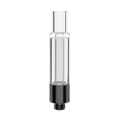 China Empty Full Glass Tip Silver THC Vape Cartridge 1.0mL 12mm Diameter for sale