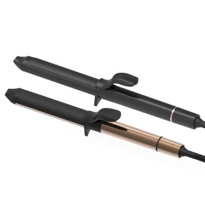 China Rotating Hair Styling Curling Iron 360 Degree Ceramic LCD Curling Iron for sale