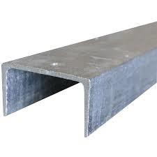 China A283 Galvanized Steel Channel ASTM SS400 Hot Dip C Shaped for sale