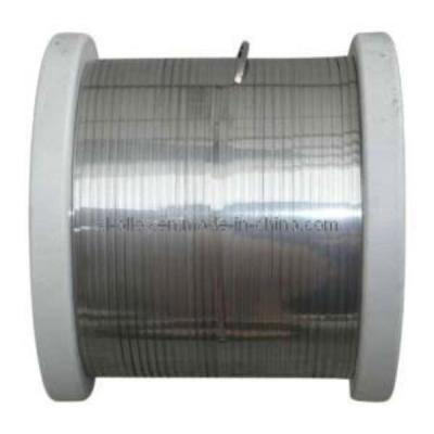 China Electrical Heating Flat Wire CuNi44 CuNi Alloy Ribbon 420 Degree 0.1*3mm for sale