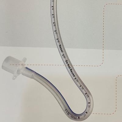 China Nasal Preformed ETT Endotracheal Tube / Uncuffed Tracheal Tube for sale