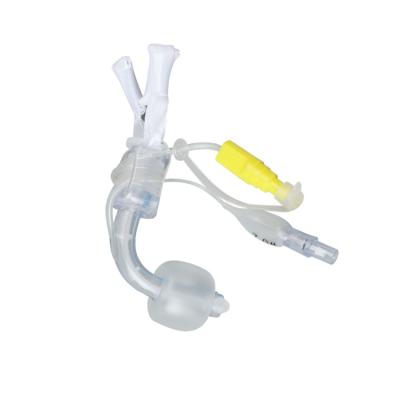China High Volume Safety Cuffed Tracheostomy Tube Disposable Medical Disposable With Suction Lumen for sale