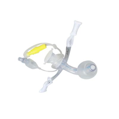 China Safety Medical Disposable Tracheostomy Tube High Volume With Subglottic Suction Tube for sale