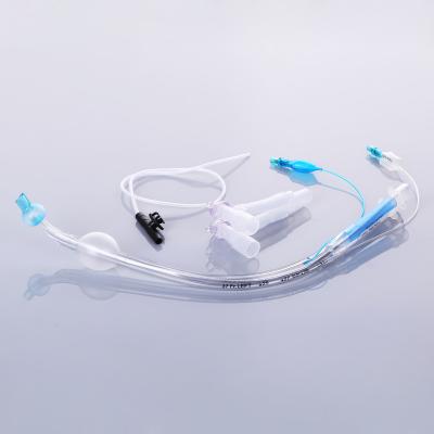 China disposable PVC thoracic surgery isolate lungs Double-Lumen Endobronchial Tube DLT for sale