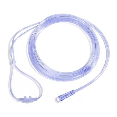 China Clinic Nasal Cannula Tube , Neonate PVC Partial Nasal Oxygen Tube for sale