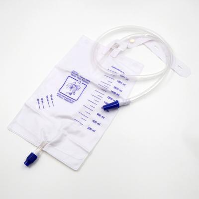 Cina Clinical Urology Prodotti usa e getta PVC Sacchetti per il drenaggio delle urine con porta di campionamento in vendita