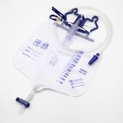 China Disposable Urology Disposable Products 2000ml Luxury Urine Drainage Bags for sale