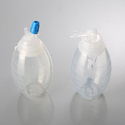 China 100% artículos de consumo médico 100 ml 150 ml 200 ml 400 ml frasco de drenaje de silicona en venta