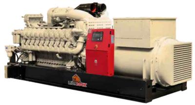 China 3180kVA 2544kW Diesel Generating Sets , Silent DG Set With Industrial Silencer for sale
