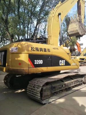 China Apariencia original Excavadora usada con rieles CAT320D de Japón en venta