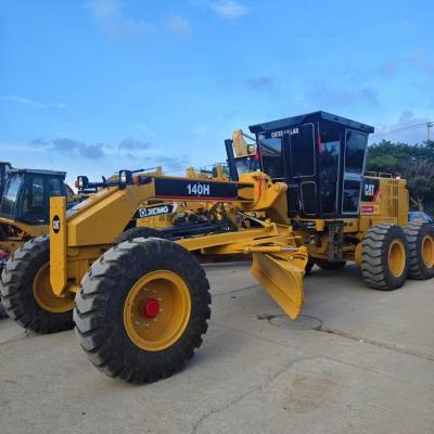 China CAT 140H Used Road Grader For Road And Airport Ground Leveling Operations for sale