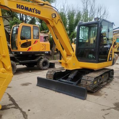 Chine PC56 Excavateur Komatsu d'occasion 5,3 tonnes Excavateur hydraulique d'occasion à vendre