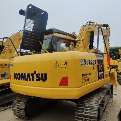 China PC130 Used Komatsu Excavator 13 Ton Hydraulic Crawler Excavators for sale
