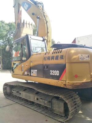 China Excavadora japonesa original importada CAT320D de segunda mano sin pintura en venta