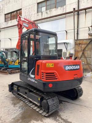 China Factory Farm Hydraulic Second Hand Doosan DX55 Excavator 5.55 Ton for sale