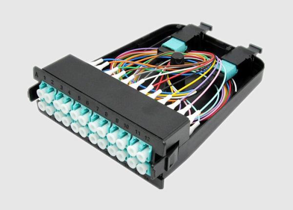 Quality Duplex LC/UPC To 24F MPO Male HD 1U Fiber Optic Enclosure for sale