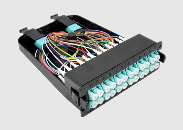 Quality Duplex LC/UPC To 24F MPO Male HD 1U Fiber Optic Enclosure for sale