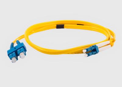 China Multimode LC to SC Duplex Fiber Patch Cord 30M Lengths for sale