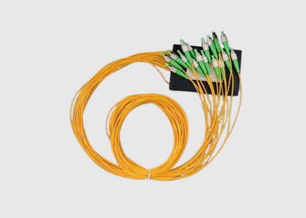 Quality 2.0mm Fiber Single Mode FC APC Connector 1×16 Fibre Optic Splitter Box for sale