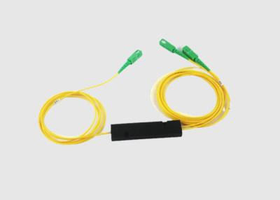 China 1X2 Multimode Fused Fiber Coupler / Splitter 3.0mm With SC/APC Connectors for sale