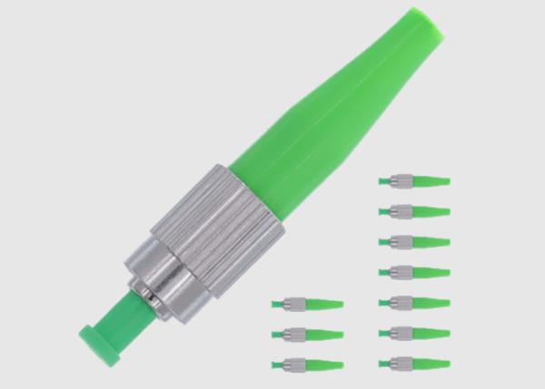 Quality Simplex Single Mode FC APC Fiber Optic Connector For Patch Cords for sale