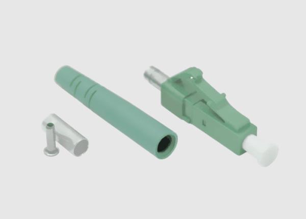 Quality Multimode 2.0mm LC Simplex Connector With Aqua Boots for sale