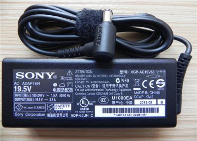China Adaptador 19.5v 3.3A de VGP-AC19V63 Sony Vaio, substituição da fonte de alimentação de Sony Vaio à venda