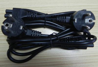 中国 普及した及び元の新しいPhinoブランド、PHP-206及びPHS-305ミッキー マウスの交流電力はC5クローバー型交差点EU 1.5Mの長さの黒をケーブルで通信します 販売のため