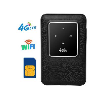 China 4G LTE Pocket WiFi Router Unlocked Wireless Modem With Sim Battery for sale