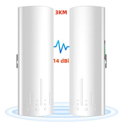 Chine CPE de LAN sans fil point par point 14dBi 5ghz 3km Wifi du pont 24V PoE 2 de ferme d'ascenseur à vendre