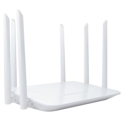 China 32 Users 1200Mbps WiFi Router White 4G Outdoor Router With Sim Slot for sale