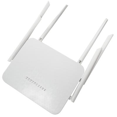 China 5.8GHz 1200Mbps WiFi Router , White Unlocked Sim Card Router for sale