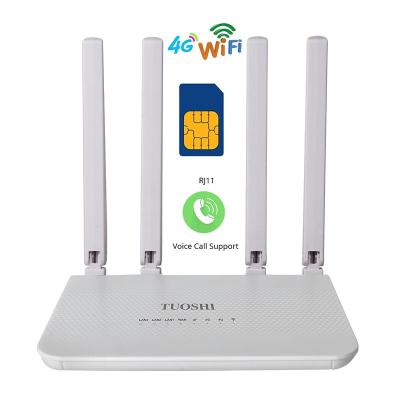 China FCC Cat 4 Antenna Wifi Wireless LTE Router Low Power 4g Modem With Sim Card for sale