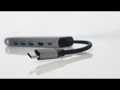 Multi Function 6 In 1 USB Hub Adapter For MacBook Laptops