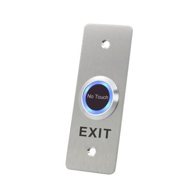 China American Size 115*40mm 304 Stainless Steel Door Release Touchless Infrared Button for sale