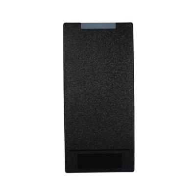 China HCR21 125KHZ/13.56MHz Black Waterproof Access Control Weigand RFID Card Reader for sale
